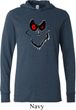 Mens Halloween Shirt Ghost Face Lightweight Hoodie Tee