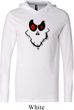 Mens Halloween Shirt Ghost Face Lightweight Hoodie Tee