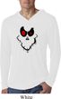 Mens Halloween Shirt Ghost Face Lightweight Hoodie Tee T-Shirt