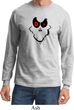 Mens Halloween Shirt Ghost Face Long Sleeve Tee T-Shirt
