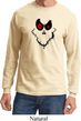 Mens Halloween Shirt Ghost Face Long Sleeve Tee T-Shirt
