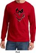Mens Halloween Shirt Ghost Face Long Sleeve Tee T-Shirt