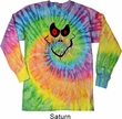 Mens Halloween Shirt Ghost Face Long Sleeve Tie Dye Tee T-shirt
