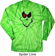 Mens Halloween Shirt Ghost Face Long Sleeve Tie Dye Tee T-shirt