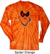 Mens Halloween Shirt Ghost Face Long Sleeve Tie Dye Tee T-shirt