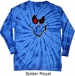 Mens Halloween Shirt Ghost Face Long Sleeve Tie Dye Tee T-shirt