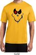 Mens Halloween Shirt Ghost Face Moisture Wicking Tee T-Shirt