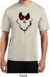Mens Halloween Shirt Ghost Face Moisture Wicking Tee T-Shirt