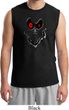 Mens Halloween Shirt Ghost Face Muscle Tee T-Shirt