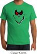 Mens Halloween Shirt Ghost Face Organic Tee T-Shirt