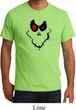 Mens Halloween Shirt Ghost Face Organic Tee T-Shirt