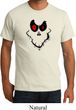 Mens Halloween Shirt Ghost Face Organic Tee T-Shirt