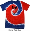 Mens Halloween Shirt Ghost Face Patriotic Tie Dye Tee T-shirt