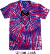 Mens Halloween Shirt Ghost Face Patriotic Tie Dye Tee T-shirt