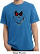 Mens Halloween Shirt Ghost Face Pigment Dyed Tee T-Shirt