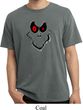 Mens Halloween Shirt Ghost Face Pigment Dyed Tee T-Shirt