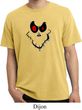 Mens Halloween Shirt Ghost Face Pigment Dyed Tee T-Shirt