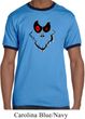 Mens Halloween Shirt Ghost Face Ringer Tee T-Shirt