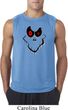 Mens Halloween Shirt Ghost Face Sleeveless Tee T-Shirt