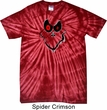 Mens Halloween Shirt Ghost Face Spider Tie Dye Tee T-shirt
