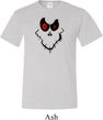 Mens Halloween Shirt Ghost Face Tall Tee T-Shirt