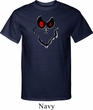 Mens Halloween Shirt Ghost Face Tall Tee T-Shirt