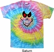 Mens Halloween Shirt Ghost Face Tie Dye Tee T-shirt