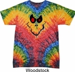 Mens Halloween Shirt Ghost Face Tie Dye Tee T-shirt