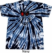 Mens Halloween Shirt Ghost Face Twist Tie Dye Tee T-shirt