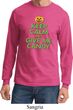 Mens Halloween Shirt Give Me Candy Long Sleeve Tee T-Shirt