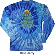 Mens Halloween Shirt Give Me Candy Long Sleeve Tie Dye Tee T-shirt