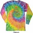 Mens Halloween Shirt Give Me Candy Long Sleeve Tie Dye Tee T-shirt