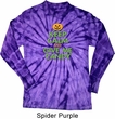 Mens Halloween Shirt Give Me Candy Long Sleeve Tie Dye Tee T-shirt
