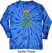 Mens Halloween Shirt Give Me Candy Long Sleeve Tie Dye Tee T-shirt