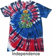 Mens Halloween Shirt Give Me Candy Patriotic Tie Dye Tee T-shirt