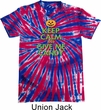 Mens Halloween Shirt Give Me Candy Patriotic Tie Dye Tee T-shirt