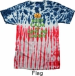 Mens Halloween Shirt Give Me Candy Patriotic Tie Dye Tee T-shirt