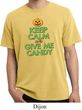Mens Halloween Shirt Give Me Candy Pigment Dyed Tee T-Shirt