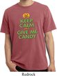 Mens Halloween Shirt Give Me Candy Pigment Dyed Tee T-Shirt