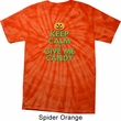 Mens Halloween Shirt Give Me Candy Spider Tie Dye Tee T-shirt