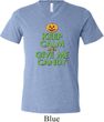 Mens Halloween Shirt Give Me Candy Tri Blend V-neck Tee T-Shirt