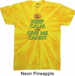 Mens Halloween Shirt Give Me Candy Twist Tie Dye Tee T-shirt