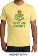 Mens Halloween Shirt Keep Calm and Give Me Candy Organic Tee T-Shirt