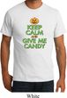 Mens Halloween Shirt Keep Calm and Give Me Candy Organic Tee T-Shirt