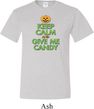 Mens Halloween Shirt Keep Calm and Give Me Candy Tall Tee T-Shirt