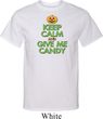 Mens Halloween Shirt Keep Calm and Give Me Candy Tall Tee T-Shirt