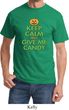 Mens Halloween Shirt Keep Calm and Give Me Candy Tee T-Shirt