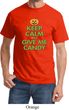 Mens Halloween Shirt Keep Calm and Give Me Candy Tee T-Shirt
