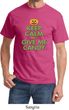 Mens Halloween Shirt Keep Calm and Give Me Candy Tee T-Shirt