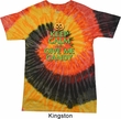 Mens Halloween Shirt Keep Calm and Give Me Candy Tie Dye Tee T-shirt